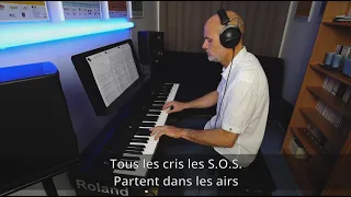 Daniel Balavoine - Tous les cris les S.O.S. - Piano - KARAOKE