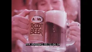 1970s A&W ROOT BEER SODA & SUGAR FREE ROOT BEER  DIET SODA  "FROSTY MUG TASTE"  XD45064j