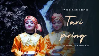 Tari Piriang kreasi ( Tari piring badarai )|| Karya ibu Rasmida || Di bawakan oleh sarumpun sago art