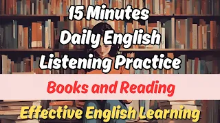 10 Minutes Common English Sentences Practice (Topic: Books & Reading) | Effective English Learning