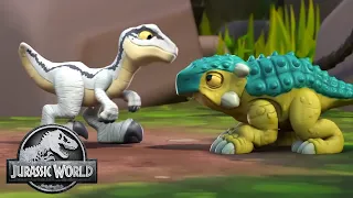 Wild Dinosaurs in Action! | Jurassic World | Kids Adventure Show | Dinosaur Cartoons