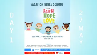 Vacation Bible School - 2021 | Day-1 |  Bethel Mar Thoma Sunday School