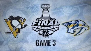 Predators use strong 2nd to down Pens in Game 3, 5-1