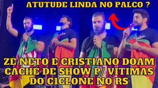 Zé Neto e Cristiano DOAM o CACHÊ para as V1TIM4S do C1CLONE no Rio Grande do Sul e EMOCIONAM fãs