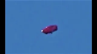 Bright Red UFO Sighting in Broad Daylight
