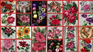 Very beautiful & attractive cross stitch patterns❤ | char suti hand embroidery | dosuti embroidery 😍