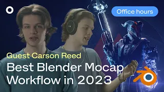 Pro Workflow in Blender for Mocap | Character Animation with Guest Carson Reed | Rokoko Office Hours