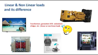 What is linear and nonlinear loads and its differences