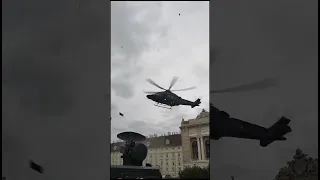 Abflug eines AW169 "LION" des österreichischen Bundesheeres am Nationalfeiertag in Wien 🇦🇹! #shorts