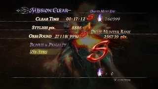 Devil May Cry 4 - walkthrouth mission 16 ,S rank DMD ,lady/trish