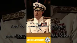 You can't change the world alone -  Admiral McRaven's Best Motivational Speech