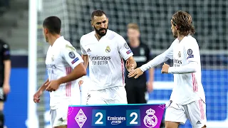 Borussia Mönchengladbach vs Real Madrid 2:2. UEFA Champions League 2020. Highlights