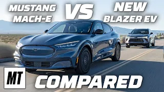 Comparison Test: Chevrolet Blazer EV vs. Ford Mustang Mach E