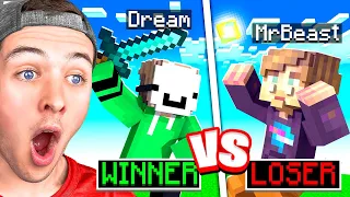 DREAM vs MrBeast Minecraft BATTLE! (Full Fight)