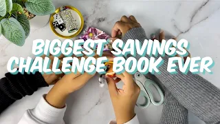 HUGE SAVINGS CHALLENGE BOOK UNBOXING | @PiNKxEVERYTHiNG  | CASH STUFFING COMMUNITY