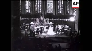 WEDDING OF PRINCE JEAN OF LUXEMBOURG and PRINCESS JOSEPHINE CHARLOTTE OF BELGIUM