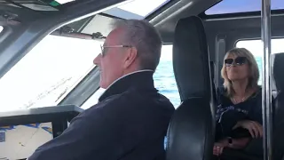 Taking a pilot to sea!