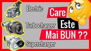 Tipuri de turbine, turbosuflanta, turbina electrica si supercharger.