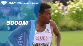 Habos Gebrihwet thinks he won the 5000m race one lap early in Lausanne - IAAF Diamond League 2019