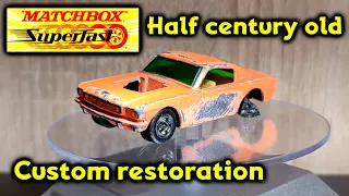 Matchbox Superfast No.8 - 1970 Wildcat Dragster Custom Restoration
