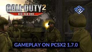 Call of Duty 2: Big Red One : Gameplay on PCSX2 1.7.0 (PS2 Emulator)