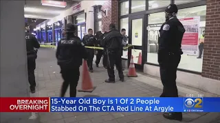 15-Year-Old Boy Is One Of Two Stabbed At CTA Red Line At Argyle