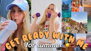 GET READY WITH ME FOR SUMMER ☀️ GLOW UP, WORKOUT, ORGANIZE | MaVie Noelle