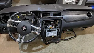 2011-2014 Mustang Dash Removal