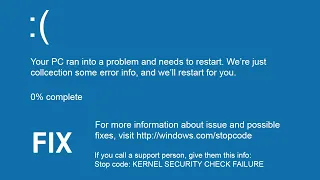 How Fix Fortnite Kernel Security Check Failure