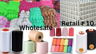 wholesale Dhaga low price Direct Factory selai dhaga Wholesale all India delivery sewing Thread yarn