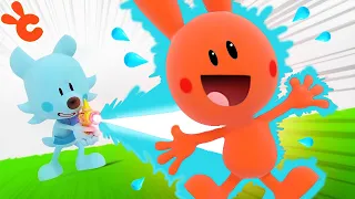 Cueio the Bunny and Wolfie play with toys | Cueio and Friends Animation Cartoons for Kids S01E14