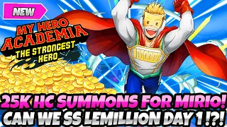 *LETS GO!!!!* MORE BIG 25K HERO COIN SUMMONS ON MIRIO'S BANNER [LEMILLION] (MHA: The Strongest Hero)