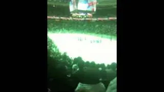 Sharks Vs Blackhawks - May 16, 2010 National Anthem (partial)