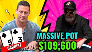 Absolutely MASSIVE Pot Between Garrett Adelstein & Eric!