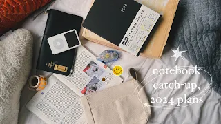 notebook update, 2024 plans | chatty hobonichi haul ✸