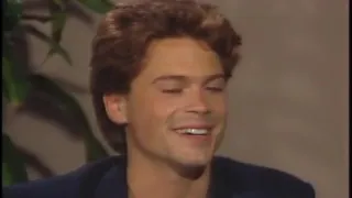 Rob Lowe Interview - 1987