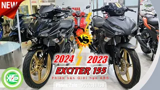 XE & XE | Review và so sánh Yamaha Exciter 155 VVA ABS - Giới hạn đen 2023 và 2024