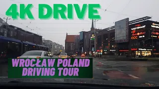 Wrocław Poland #driving  Tour | Wrocław trasa samochodem