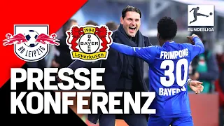 3:1-Auswärtssieg in Leipzig | Wirtz, Diaby und Frimpong treffen | PK nach RB Leipzig – Bayer 04