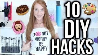 10 DIY HACKS DIE JEDES MÄDCHEN BRAUCHT! | LaurenCocoXO