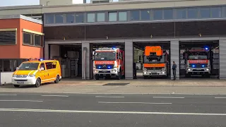 *2 NEW TRUCKS* Offenbach am Main firefighters responding to an emergency