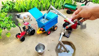DIY tractor water tank part 2 | diy tractor | water pump | @KeepVilla