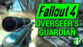 FALLOUT 4: How To Get OVERSEER'S GUARDIAN Sniper Rifle! (Unique Weapon Guide)