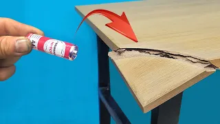 Practical invention - Smart wooden furniture repair technique from High Level Handyman