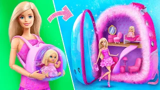 Casa de Bonecas da Barbie em uma Mochila / 30 Truques e Artesanato