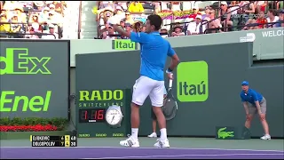 A.Dolgopolov Vs. N.Djokovic - Miami R4 2015