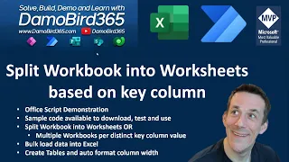 Effortlessly Split Excel Workbooks: Power Automate & Excel Office Scripts Solution