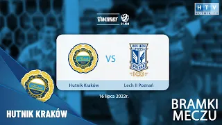 Bramki meczu: Hutnik Kraków - Lech II Poznań (eWinner 2.Liga - sezon 2022/23)