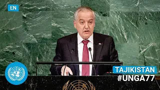 🇹🇯 Tajikistan - Minister for Foreign Affairs Addresses UN General Debate, 77th Session (English)