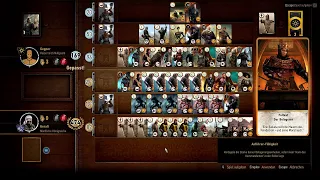 The Witcher 3: Gwent - High Score (Northern Realms) / 586 points match - 556 points round